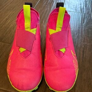 Nike  Pink and Neon Yellow cleats